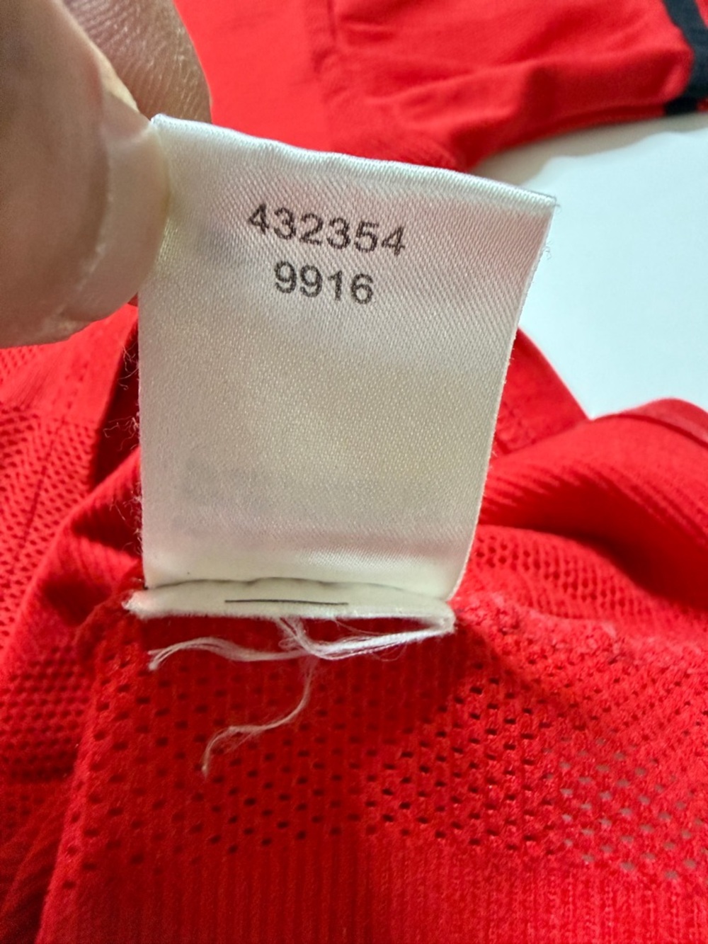 Vintage Adidas Athletic Short Sleeve Polo Jersey Mens XL Red Black - Picture 8 of 10